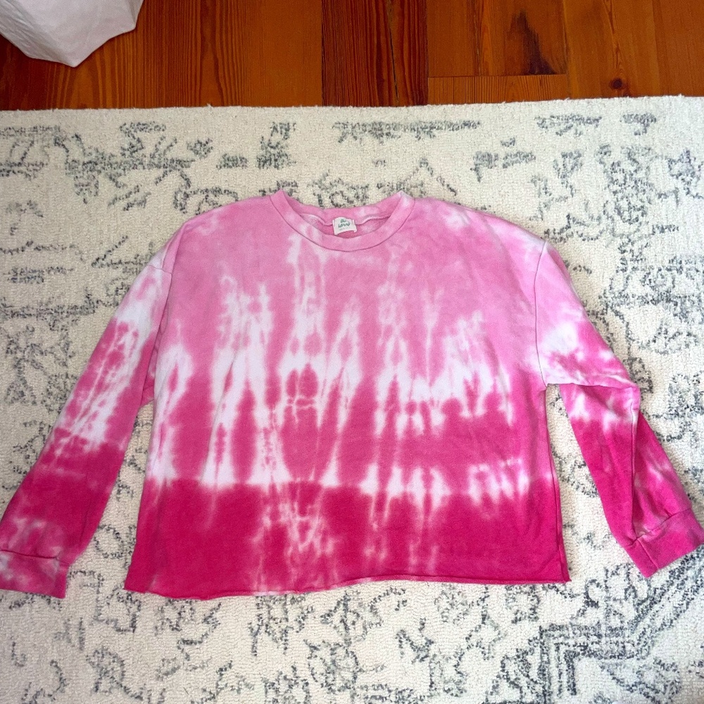 Pink Tie dye sweatshirt